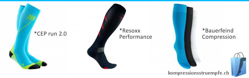 Sportsocken mit Kompression