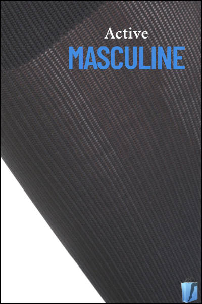 Detail Gestrick der Sigvaris Active Masculine Herrenstrümpfe