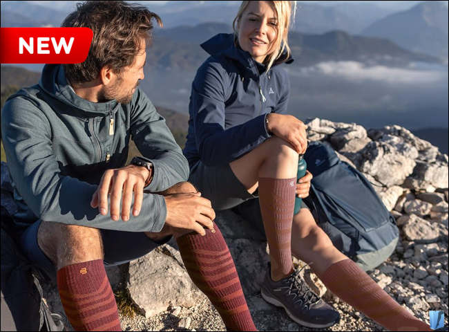 Outdoor Wandersocken mit Merino