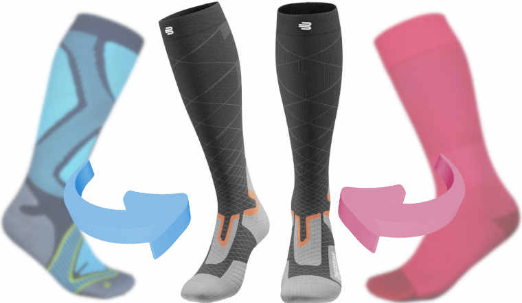 Die Symbiose aus Performance und Ultralight kombiniert die Vorteile von zwei Socken in einem Produkt