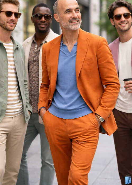 Juzo Casual Blue Kompressionsstrümpfe - auch perfekt für Herren