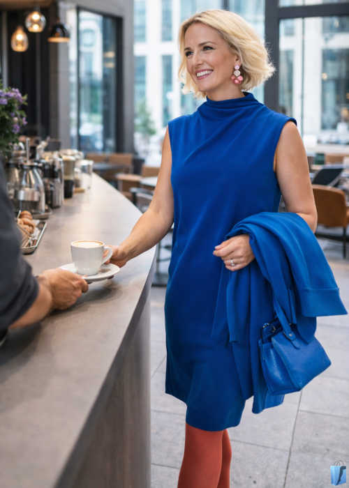 Ganz schön fein - die Strümpfe in schönem Sweet Coral